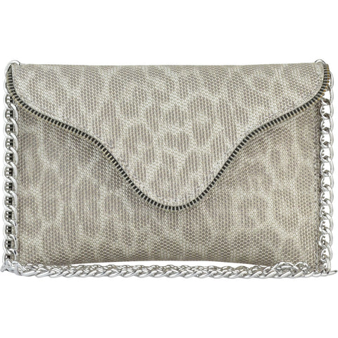 Brooke Crossbody Silver Leopard