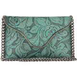 Brooke Crossbody Turquoise Floral