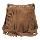 Daveigh Crossbody Taupe Suede