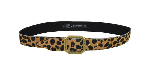 Kylie Cheetah Belt Cheetah Calf Hair