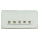 Willow Convertible Clutch White Leather