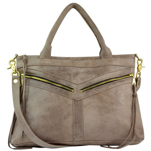 Zoey Tote Mushroom Hardrock