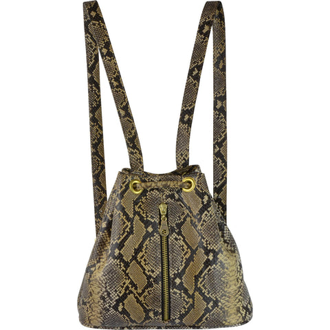 Camille Python Backpack Diamond Python