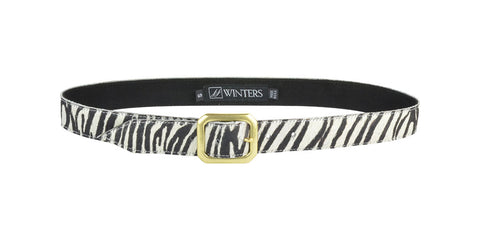 Mini Kylie Zebra Print Belt