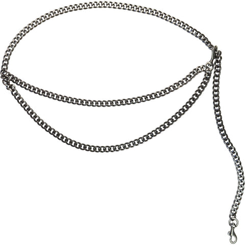 Ciara Chain Belt Gunmetal