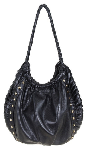 Haylie Tote Black Distressed Leather