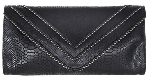 Hilary Zipper Clutch