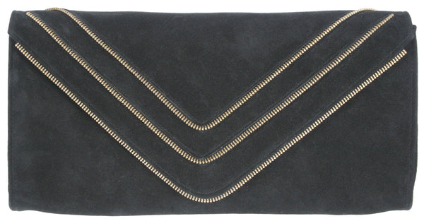 Hilary Zipper Clutch