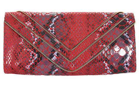 Hilary Zipper Clutch
