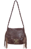 Brown Distressed Leather