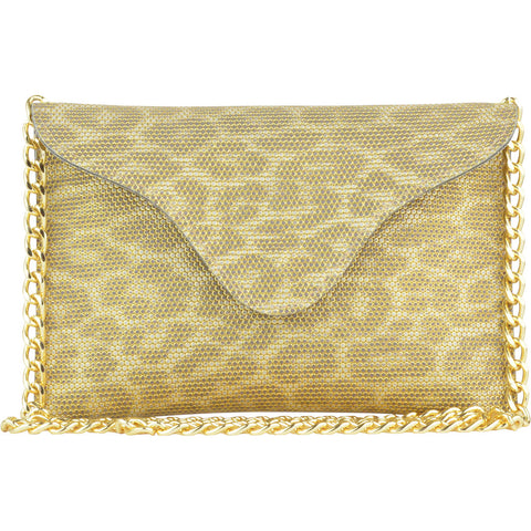 Miley Gold Leopard Crossbody