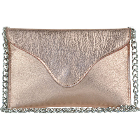 Miley Rose Gold Metallic Crossbody