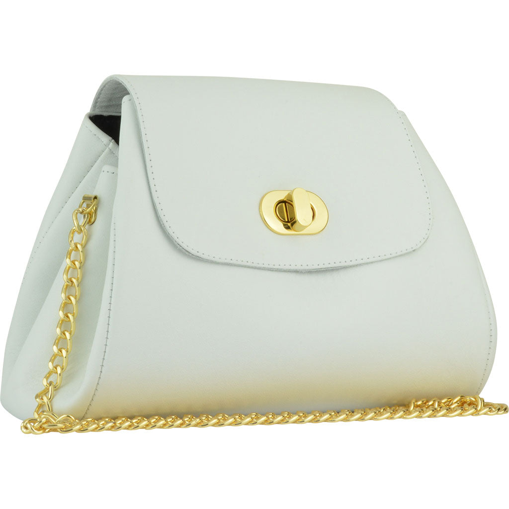 Taylor Crossbody White Leather