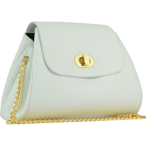 Taylor Crossbody White Leather