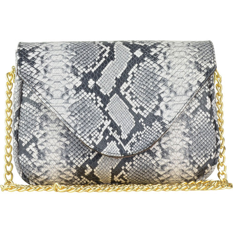 Hannah Python Crossbody