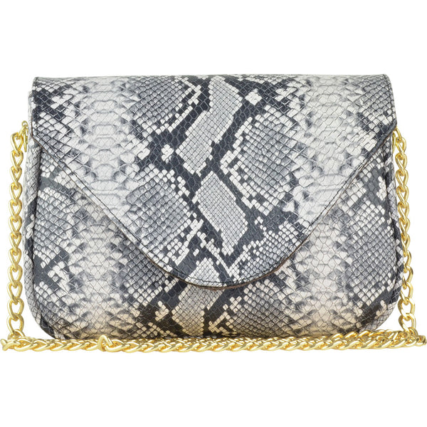 Hannah Python Crossbody