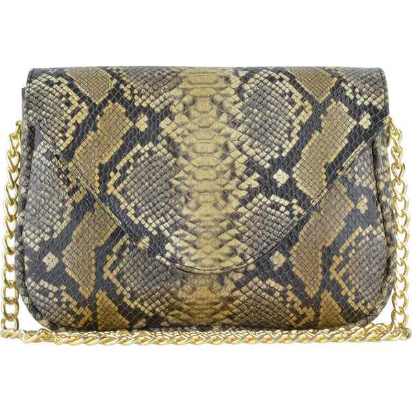 Hannah Python Crossbody