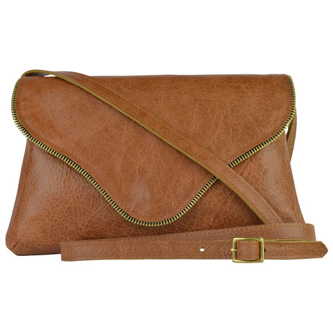Camilla Crossbody Honey Leather
