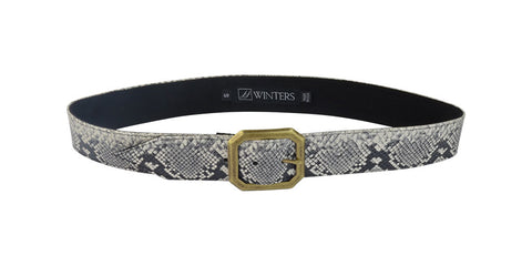 Kylie Python Belt