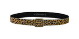 Kylie Cheetah Belt Mini Leopard Calf Hair