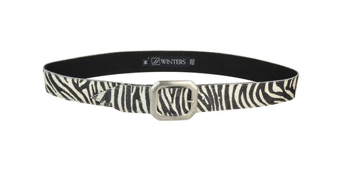 Kylie Zebra Print Belt