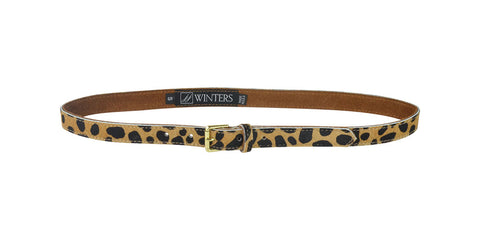 Abby Belt Cheetah Calf Hair