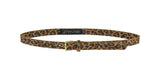 Abby Leopard Leather Belt
