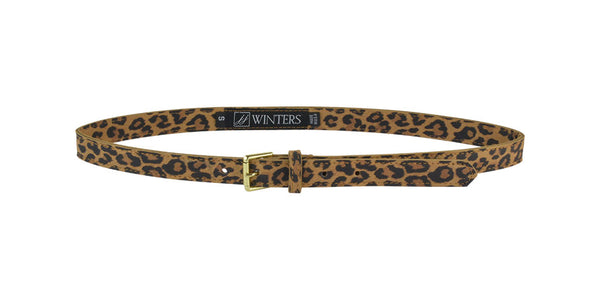Abby Leopard Belt