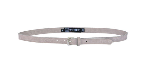 Abby Croco Belt Stone Hornback