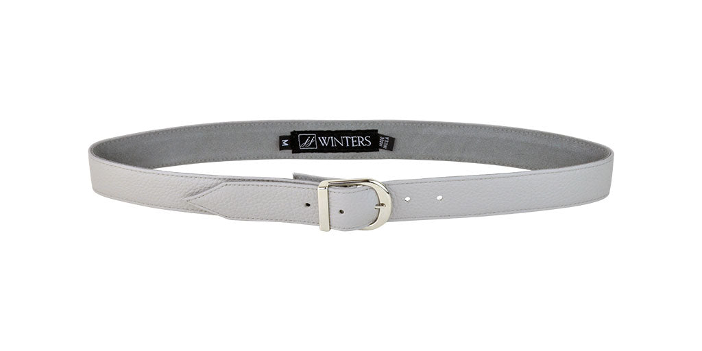 New JJ Winters Rose Gold & Silver Leather Belt, Size XS Cori Leather Belt – JJ Winters main image 2