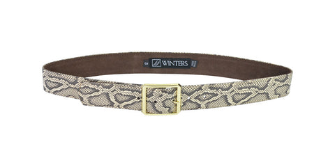 Cori Snake Belt Beige Sahara