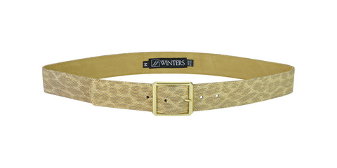 Cori Gold Leopard Belt