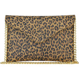 Large Miley Crossbody Leopard Leather