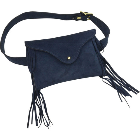 Frankie Belt Bag Navy Suede