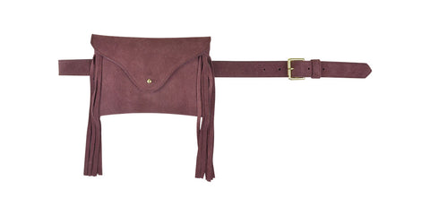 Suede Frankie Belt Bag