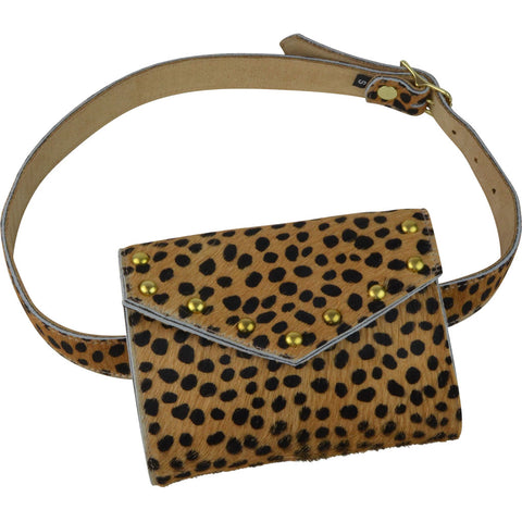 Brooklyn Belt Bag Mini Leopard Calf Hair