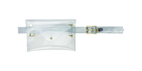 Clear Bowie Belt Bag Clear/Gold