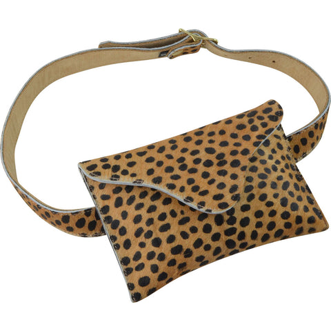 Bowie Belt Bag Mini Leopard Calf Hair