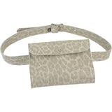 Beverly Belt Bag Silver Leopard