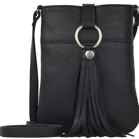 Daisy Crossbody Black Lamba