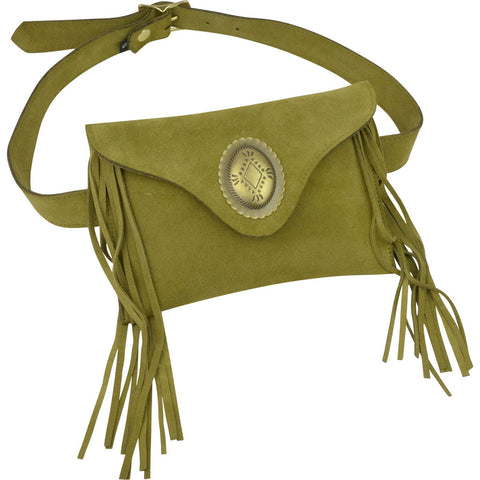Georgie Belt Bag Avocado Suede
