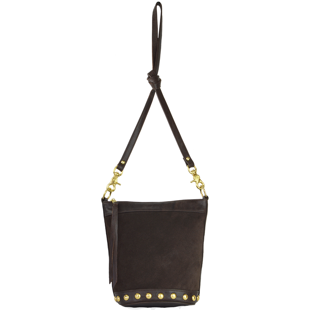 Annabelle Messenger Espresso Leather/Chocolate Suede