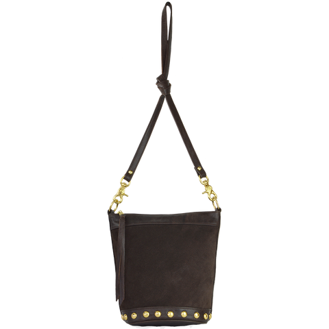 Annabelle Messenger Espresso Leather/Chocolate Suede