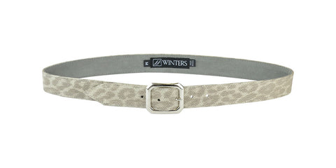 Mini Kylie Silver Leopard Belt