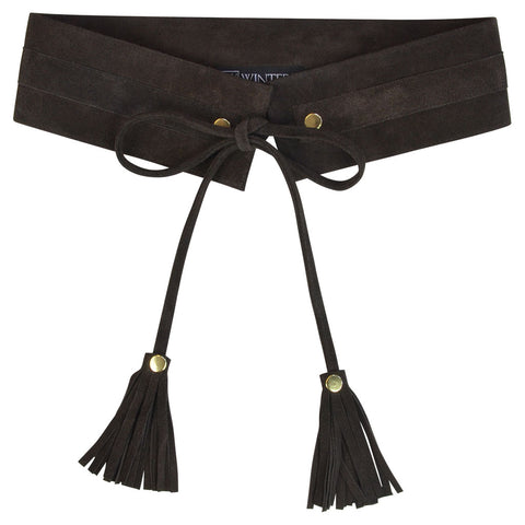Santa Rosa Belt Chocolate Suede