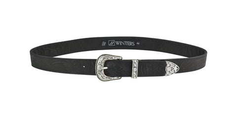 Bloom Belt Black Floral