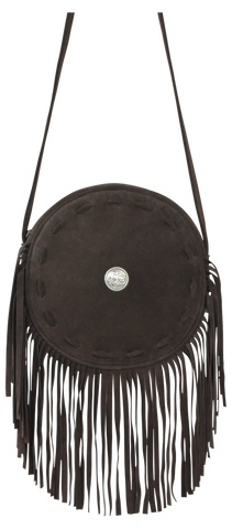 Hendrix Messenger Chocolate Suede